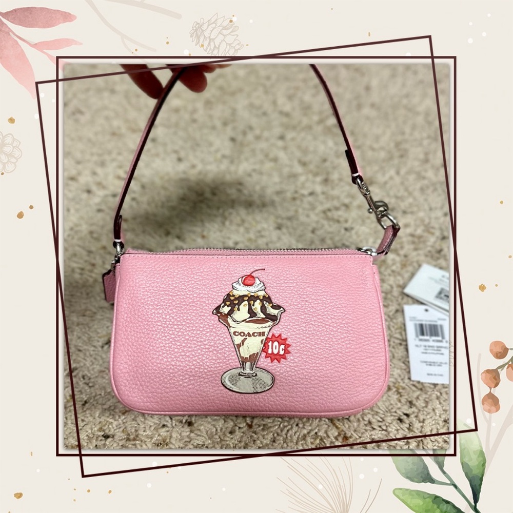 NWT COACH Nolita 19 Sundae mini bag/wristlet